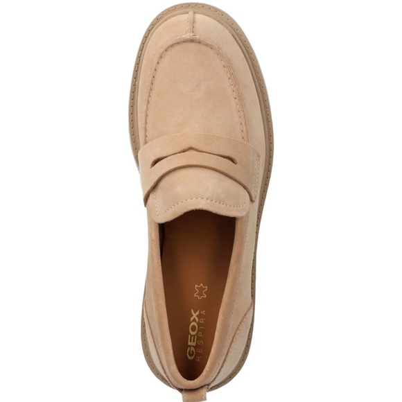 Geox Beige Suede Loafers Women's 👞 size 8 - Picture 3 of 16